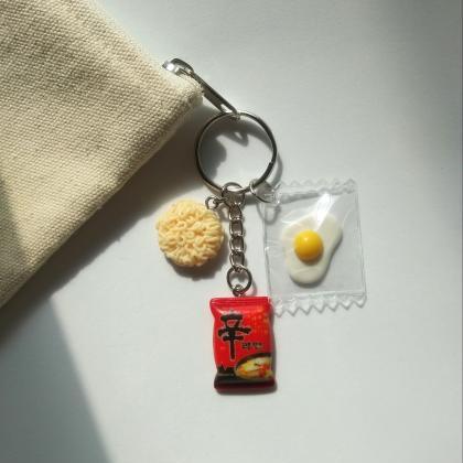 Korean 辛shin Ramen Noodles Packet And Egg In A..