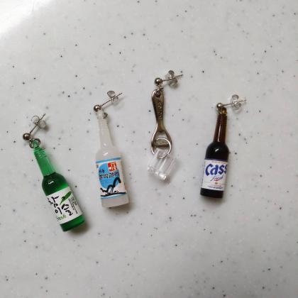 Korean Drinking Bottle Collection Earrings Set,..