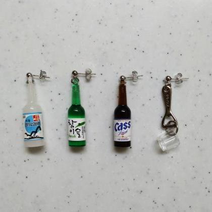 Korean Drinking Bottle Collection Earrings Set,..